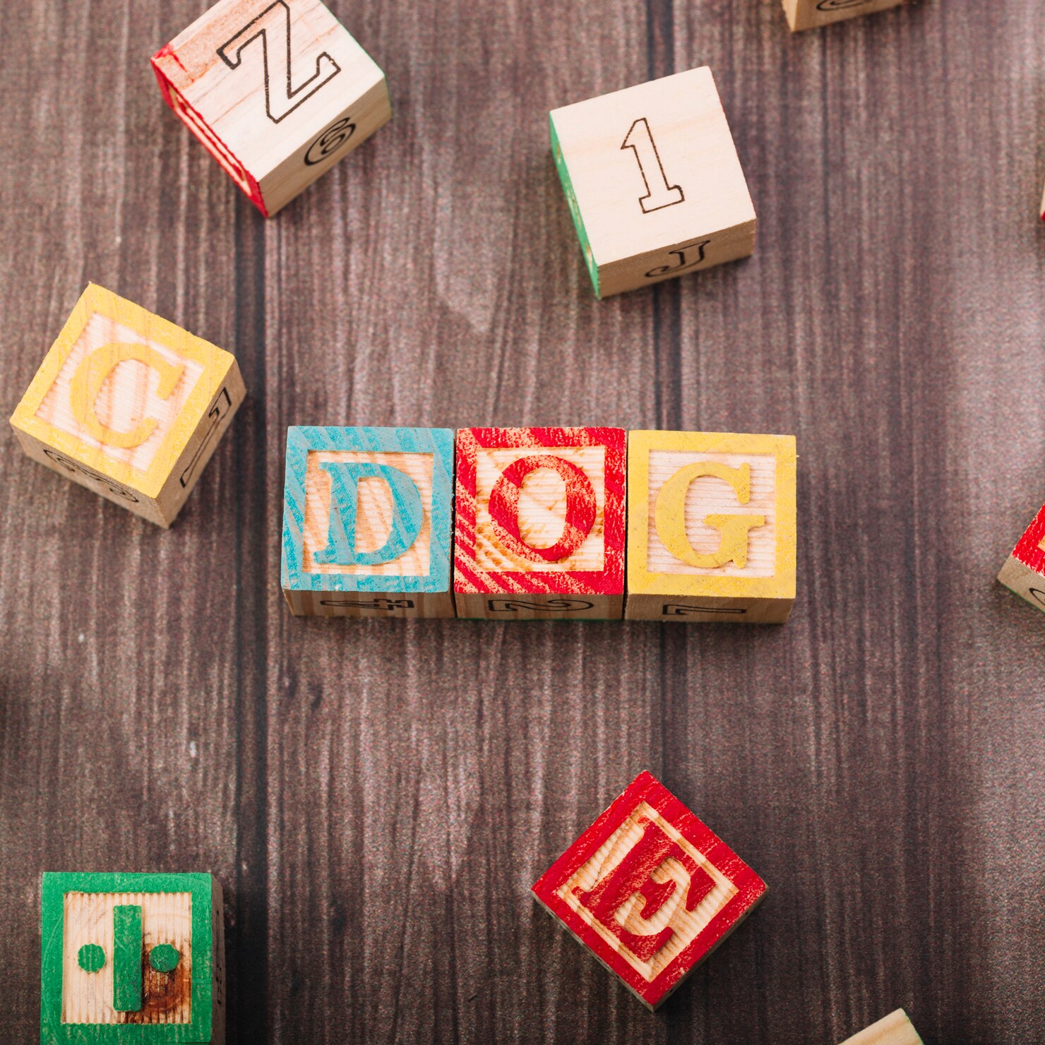 Wooden Alphabet Learning Blocks