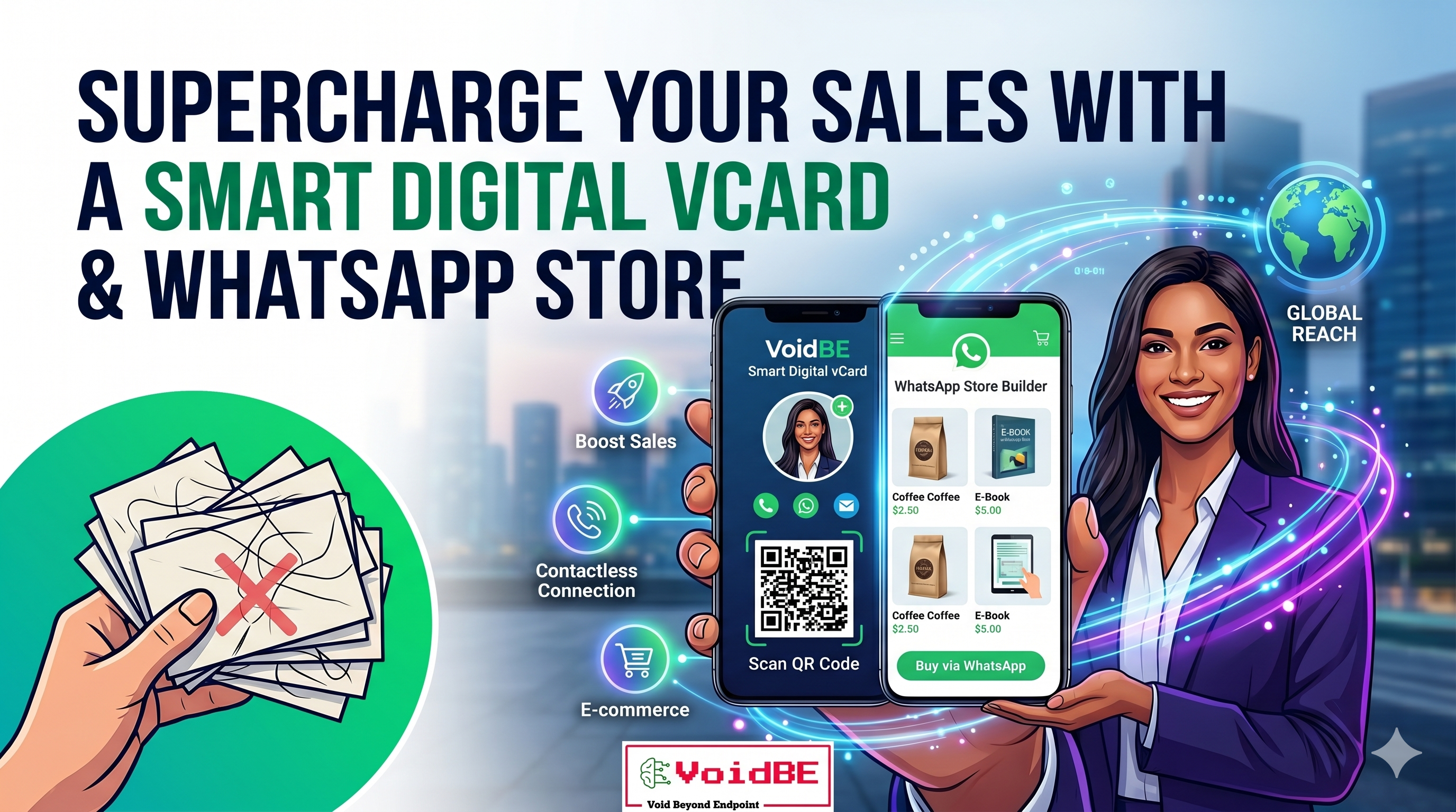 How to Supercharge Your Sales with a Smart Digital vCard & WhatsApp Store